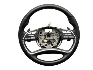2023-2025 Hyundai Palisade Black 4-Spoke Steering Wheel - Front, Left (Driver) (Used OEM)