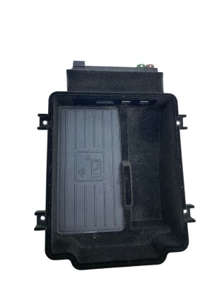 2017-2025 Audi Q7 Center Console Storage with Wireless Charging and Dual USB Port Hub (Used OEM)