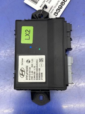 2020-2022 Hyundai Palisade Power Liftgate Control Module - Rear (Used OEM)