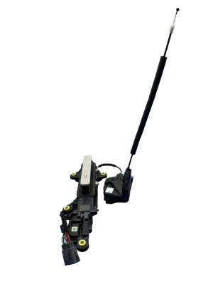 2019-2024 Jaguar I-Pace Gray Exterior Door Handle with Mounting Bracket and Door Lock Actuator - Front, Right (Passenger) (Used OEM)