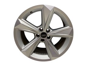 2020-2025 Audi Q7 19x8.5 5-Spoke Silver Painted Alloy Wheel (Used OEM)