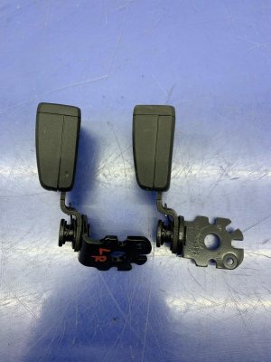 2017-2025 Audi A4 Seat Belt Buckle Set - Rear, Left (Driver) (Used OEM)