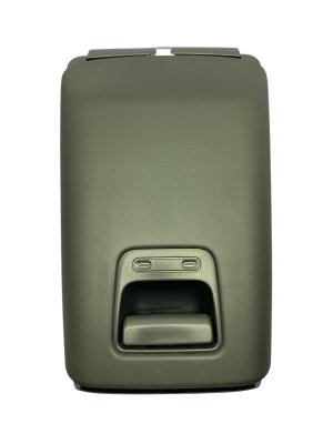 2022-2025 Lucid Air Black Rear Center Console Storage Compartment with USB Ports (Used OEM)