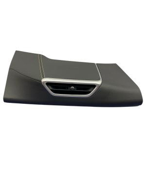 2022-2025 Lucid Air Black B-Pillar Trim Cover with Vent Grille and Leatherette (Used OEM)