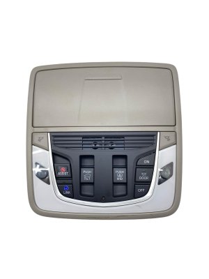 2022-2026 Acura MDX Beige Front Overhead Console with Sunroof Switch and Dome Light (Used OEM)