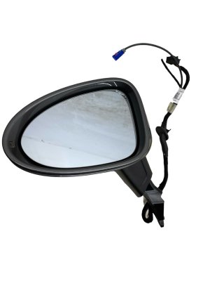 2017-2019 Porsche Macan Gray Power Blind Spot Surround View Door/Side View Mirror - Front, Left (Driver) (Used OEM)
