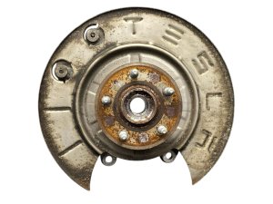  Tesla Model x Spindle Knuckle Wheel Bearing and Hub Assembly - Rear, Right (Passenger) (Used OEM)
