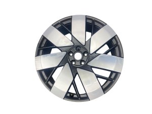 2023-2024 Fisker Ocean Black 22x8.5 10-Spoke Silver and Black Alloy Wheel (Used OEM)