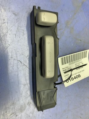 2016-2022 Honda Pilot Gray Power Seat Adjustment Switch Panel - Front, Left (Driver) (Used OEM)