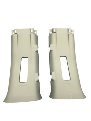 2021-2025 Ford F-150 Gray Upper B-Pillar Trim Cover Set (Used OEM)