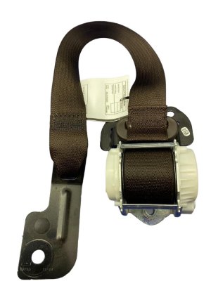 2018-2020 Ford F-150 Java (Brown) Center Seat Belt Assembly - Rear, Left (Driver) (Used OEM)