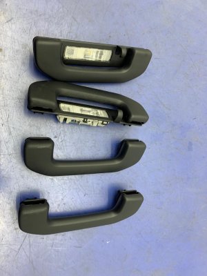 2012-2015 Mercedes-Benz ML350 Black Front and Rear Interior Overhead Grab Handle Set (Used OEM)