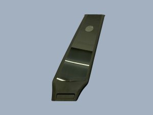  Tesla Model 3 Rear Door Fixed B-Pillar Applique Glass with Camera - Left (Driver) (Used OEM)