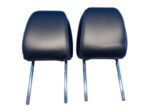 2020-2024 Ford Explorer Ebony (Black) Seat Headrest Pair - Front, Left (Driver) (Used OEM)