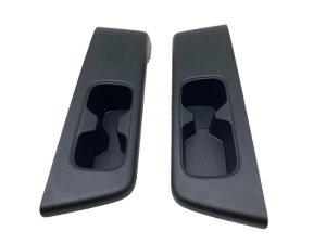 2020-2022 Kia Telluride Black Cup Holder Trim Panels - Rear (Used OEM)