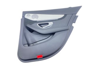 2015-2021 Mercedes-Benz C280 Black Door Interior Trim Panel - Rear, Right (Passenger) (Used OEM)
