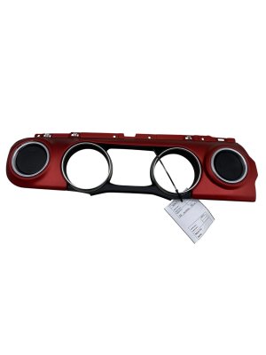 2018-2023 Jeep Wrangler Red Dashboard Air Vent and Speedometer Trim Bezel - Front (Used OEM)