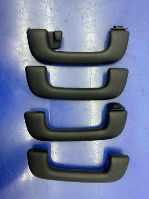 2022-2025 Hyundai Santa Cruz Black Front and Rear Interior Grab Bar Handle Set (Used OEM)