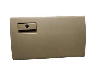 2015-2020 Ford F-150 Tan Lower Dash Glove Box Storage Compartment - Front (Used OEM)