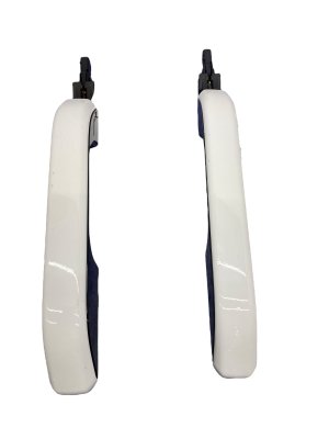 2022-2025 Jeep Wagoneer White Exterior Door Handle with Approach Lamp - Front, Left (Driver) (Used OEM)
