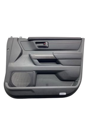 2023-2025 Toyota Sequoia Black Door Interior Trim Panel - Front, Right (Passenger) (Used OEM)