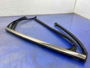 2022-2025 Genesis GV70 Chrome Chrome Door Window Run Channel Weatherstrip - Rear, Left (Driver) (Used OEM)