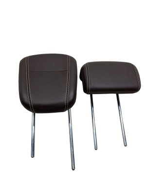 2013-2019 Mercedes-Benz GL550 Brown Outer and Center Seat Headrest Set - Rear, Left (Driver) (Used OEM)
