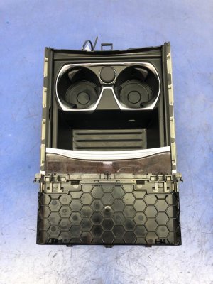 2016-2019 BMW 740i Center Console Cup Holder and Sliding Storage Tray (Used OEM)