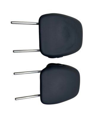 2011-2018 Porsche Cayenne Black Seat Headrest Set - Front, Left (Driver) (Used OEM)