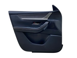 2025-2026 Mazda CX-70 Black Nappa Leather Door Interior Trim Panel - Front, Left (Driver) (Used OEM)