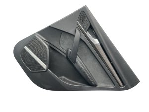 2018-2020 Audi SQ5 Black Door Interior Trim Panel - Rear, Right (Passenger) (Used OEM)