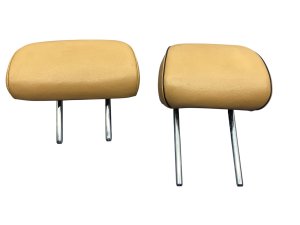 2021-2024 Genesis GV80 Tan Rear 60 Split Seat Headrest Set - Left (Driver) (Used OEM)