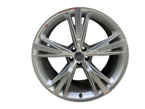 2019-2023 Audi Q8 21x10 5-Spoke Silver Painted Alloy Wheel (Used OEM)