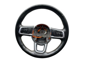2018-2024 Jeep Wrangler Black Heated Steering Wheel with Gold Stitching - Front (Used OEM)