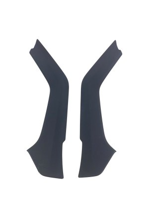 2019-2025 Volvo V60 Black Center Console Trim Cover Panel Set - Front (Used OEM)
