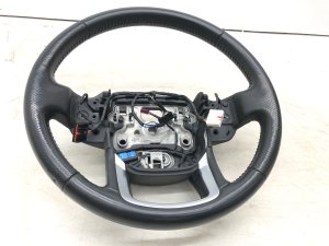 2013-2021 Land Rover Range Rover Ebony (Black) Heated Steering Wheel with Tiptronic (Used OEM)