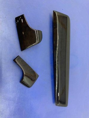 2017-2025 Volvo S90 Brown Dashboard Wood Trim Molding Set - Front (Used OEM)