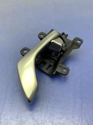 2019-2023 Genesis G70 Silver Interior Door Handle - Rear, Left (Driver) (Used OEM)