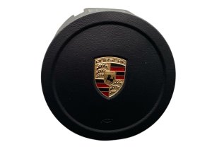 2010-2016 Porsche Panamera Black Steering Wheel Air Bag Assembly (Used OEM)