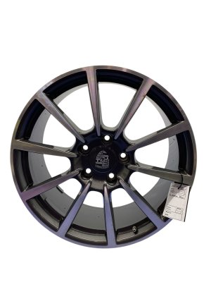 2012-2016 Porsche 911 20x8.5 Carrera Classic II 10-Spoke Machined Charcoal Alloy Wheel - Front (Used OEM)