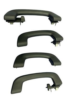 2024-2026 BMW M5 Black Front and Rear Interior Grab Bar Handle Set (Used OEM)