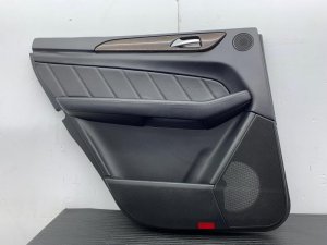 2013-2016 Mercedes-Benz GL550 Black Door Interior Trim Panel - Rear, Right (Passenger) (Used OEM)