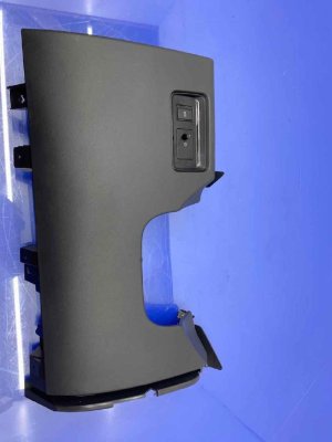 2017-2020 Jaguar F-Pace Black Lower Dash Knee Trim Panel with Switch - Front (Used OEM)