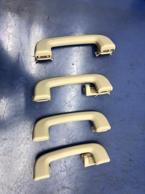 2017-2020 Jaguar F-Pace Tan Interior Grab Handle Set - Front, Left (Driver) (Used OEM)