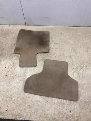 2015-2019 BMW X6 Beige Front and Rear Floor Mat Set (Used OEM)