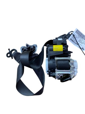 2019-2025 BMW X7 Black Seat Belt Assembly with Pretensioner - Front, Right (Passenger) (Used OEM)