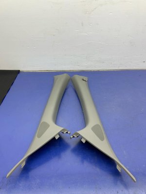2018-2024 Honda Odyssey Gray A-Pillar Trim Cover Panel Set (Used OEM)