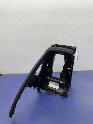 2018-2020 Jaguar E-Pace Center Console Frame with Leather Armrest and Cup Holder - Front, Right (Passenger) (Used OEM)