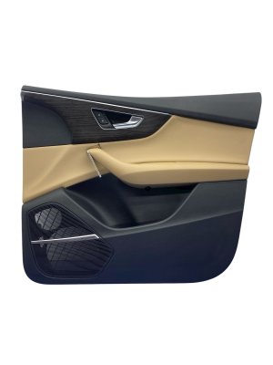 2019-2023 Audi Q8 Black Door Interior Trim Panel - Front, Right (Passenger) (Used OEM)