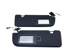 2019-2022 Audi Q8 Black Sun Visor Set - Front, Left (Driver) (Used OEM)